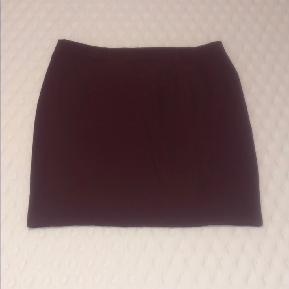 Maroon skirt